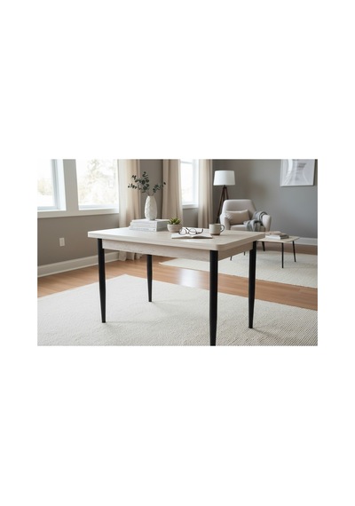 Efe Mobilya T-6035 Traverten Mdf 70x120 4-6 Kişilk Mutfak Masası