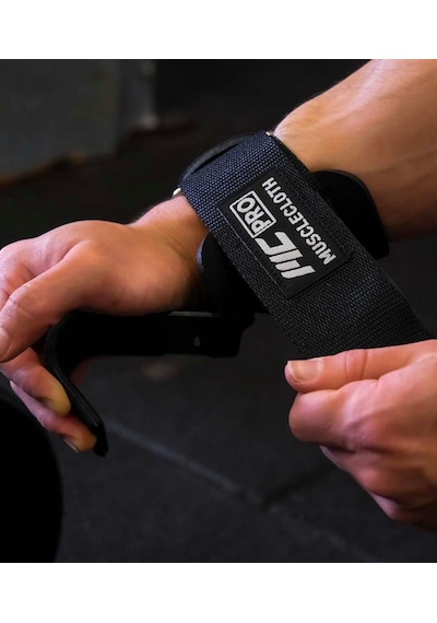 Musclecloth Lifting Hooks Ağırlık Kaldırma Kancası Siyah Çok Renkli