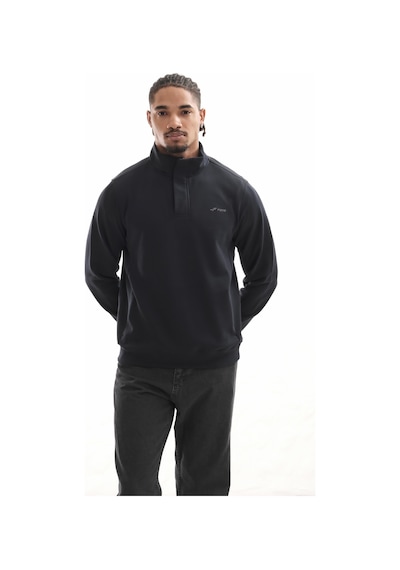 Boğazlı Sweatshirt Lacivert