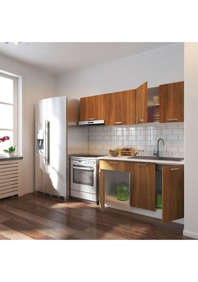 Tdesigno Miray Hazır Mutfak Dolabı 200 CM Ceviz