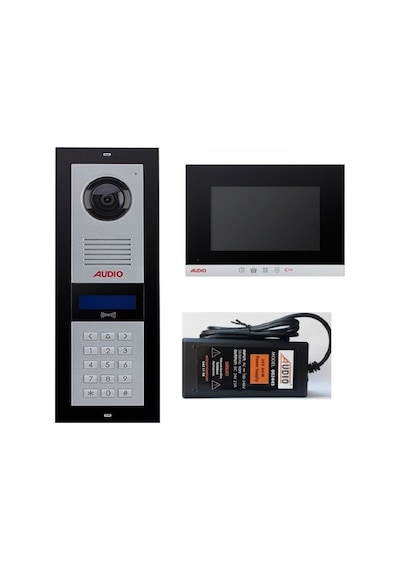 Audio 3002 10 Daire Görüntülü Şifreli 4.3'' Diafon Sistemi