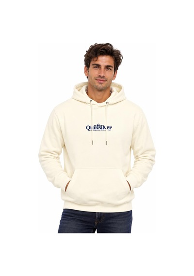 Quiksilver Fineline Hoodie Erkek Sweatshirt-eqyft05242 Krem