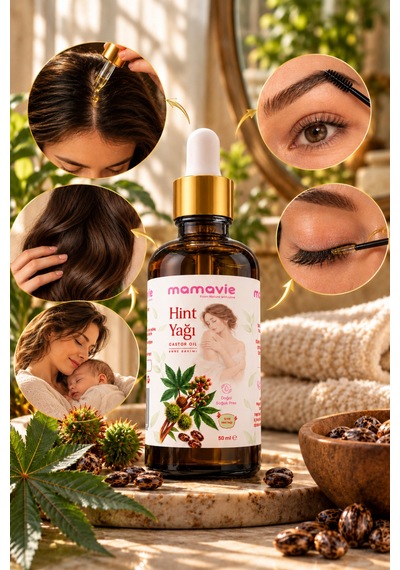 %100 Hint Yağı 50 Ml Doğal Soğuk Pres, Saç, Kaş, Kirpik, Cilt Ve Tırnak Bakım Yağı - 937409020