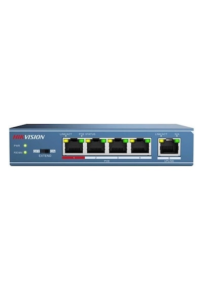 Hikvision Ds 3E0105P E/M 4 Port Poe 1 Port Uplink Poe Switch