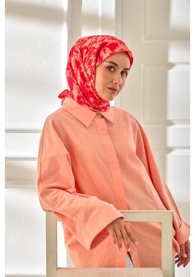 Silk Home Velora Eşarp 161001-36 Narçiçeği, Pudra, Mor