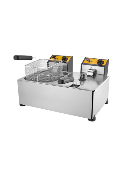 Remta Elektrikli Fritöz 5+5 Lt Ikili R93 Büfe Tipi Sanayi Tipi 5+5 Lt Elektrikli Fritöz