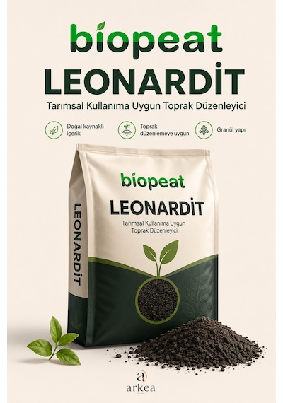 Leonardit 7 L Doğal Toprak Düzenleyici Bitki Ve Saksı Toprağı İçin 1000