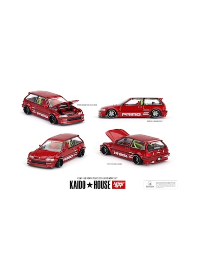 Mini Gt Kaido Honda Civic Ef Kaido Works V2 156 Renkli