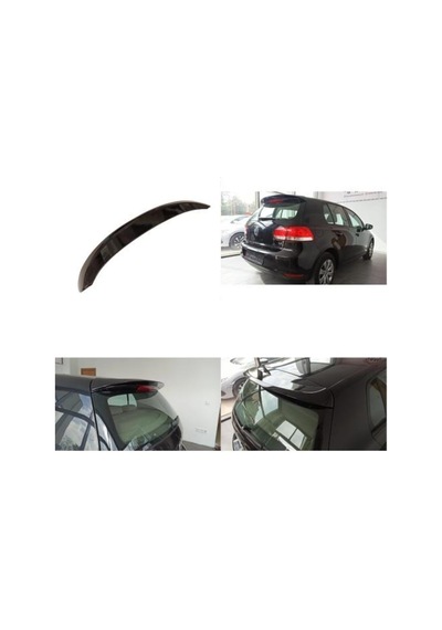 Volkswagen Golf 6 İçin UyumluSpoiler (Piano Black)