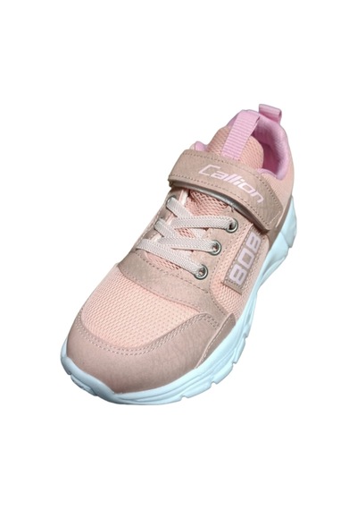 Callion Kids Sneaker Esnek Rahat Kalıp Kız Çocuk Spor Ayakkabı Tam Kalıp Günlük Ayakkabı Pudra