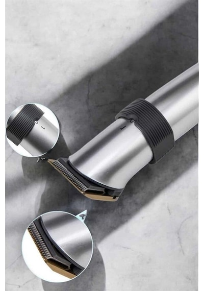Erkeklere Özel Şarjlı Saç Ve Sakal Kesme Tıraş Makinesi Seti - Lisinya