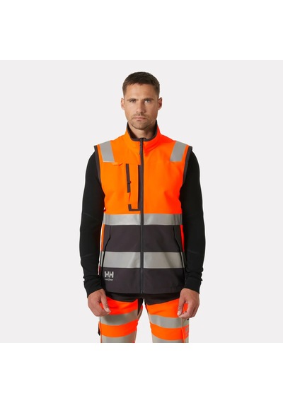 Helly Hansen Alna 4x Tech Vest 74030 Reflektörlü İş Yeleği M-269-reflektörlü Turuncu Hi-vis Orange