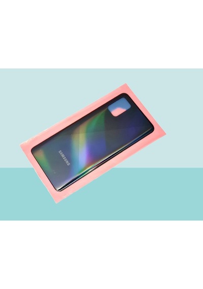 Samsung Galaxy A51 A515 Uyumlu Arka Kapak Batarya Kapağı - Siyah Çok Renkli