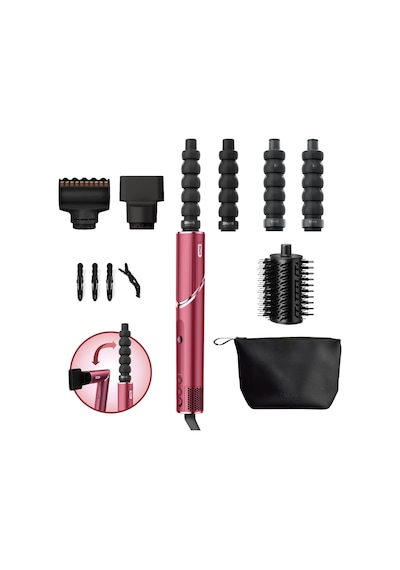 Shark Flexstyle 5-in-1 Saç Kurutma & Şekillendirme Sistemi - Cherry Kırmızı