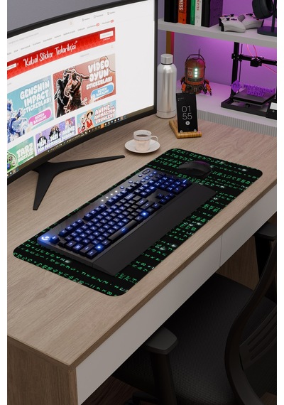 Matrix V3 70x30 Xl Gaming Kauçuk Kaymaz Taban Mouse Pad Fare Altlığı