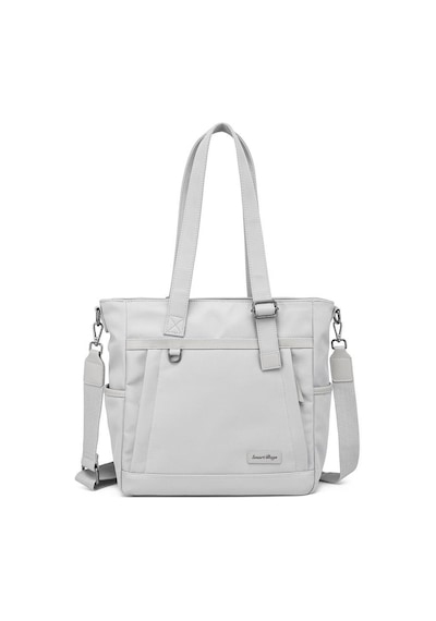 Smart Bags Twill Dimi Kumaş Kadın Omuz Çantası 3331 GRİ