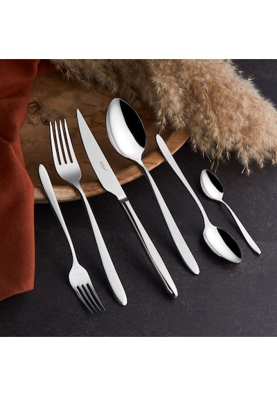 Arow İcone Sade 72 Parça 12 Kişilik Çatal Kaşık Bıçak Takımı - Tr-3051 Inox