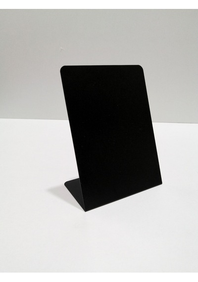 10 Adet Silinebilir Karatahta Siyah Etiket 14x10 Cm İsimlik Stand