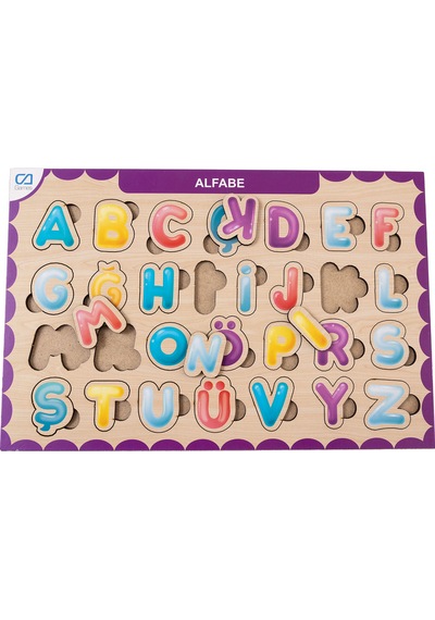 Ahşap Alfabe Eğitici Set