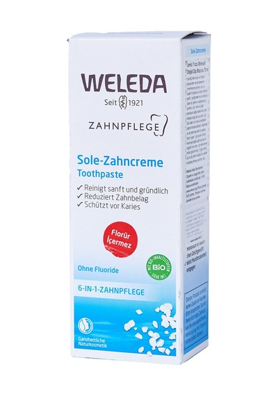 5 Adet Weleda Deniz Tuzu Mineralli Organik Diş Macunu 75 Ml.