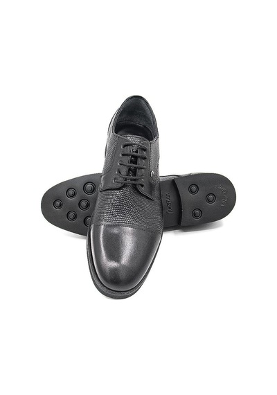 Oggi 028988 Vibram Erkek Klasik Ayakkabı - Siyah Siyah
