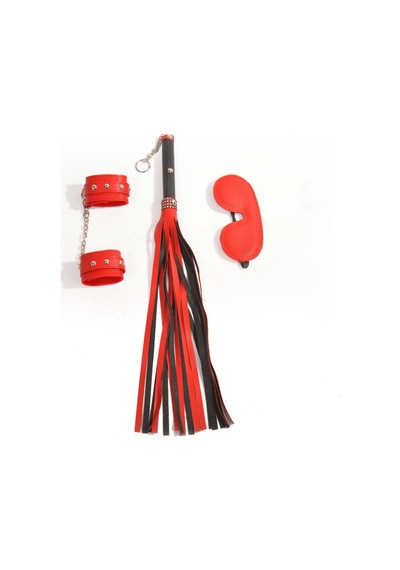 Hintohu Bondage Fetishset 3 Parça Deri Fetişh Set