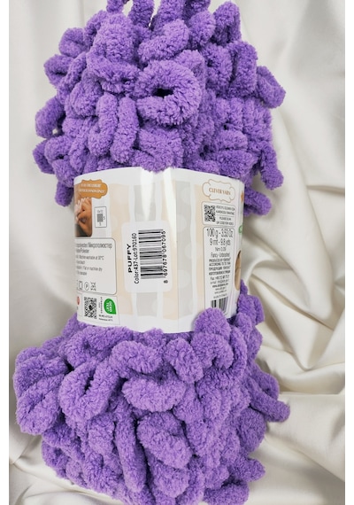 Puffy Lavanta El Örgü İpi 100gr. 9mt. 5'li Paket - Renk: 437