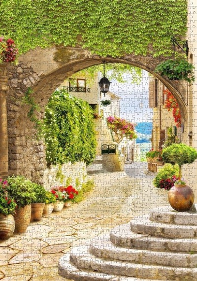 Nova 1000 Parça İtalya'Da Bir Sokak Puzzle