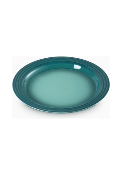 Le Creuset Klasik Dayanıklı Tasarım Seramik Yemek Tabağı 27 Cm Turkuaz