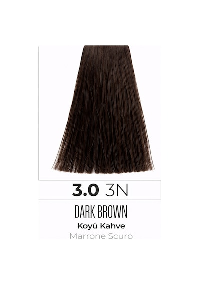 Dna Saç Boyası Kalıcı Profesyonel Krem Boya Yoğun Pigment & Parlaklık 3.0 Naturel Koyu Kahve 100ml