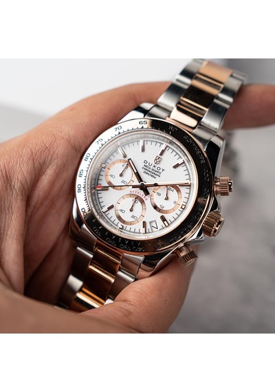 Duxot Dx-2065-77 Erkek Kol Saati Gümüş - Rose Gold