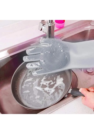 Tineke Sihirli Eldiven Çok Amaçlı Banyo Tuvalet Mutfak Bulaşık Temizleme Araç Yıkama Eldiveni 1 Çift