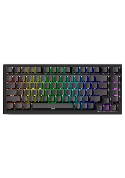 Akko Tac75 He Black %75 Glare Manyetik Switch 8k Hz Hall Effect Argb İngilizce Gaming Klavye