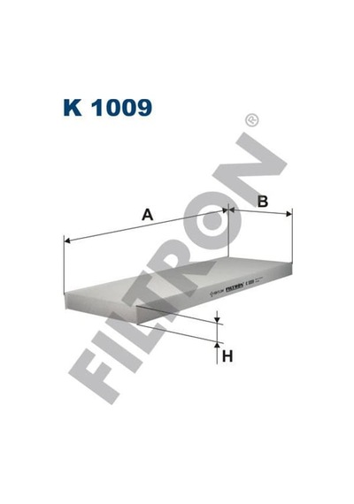 FILTRON K1009 Polen Filtresi Vectra B 1.6İ-16İ 16V-1.8İ 16V-2.0-2.0İ 16V-2.5İ V6-2.6İ V6 (95-02)