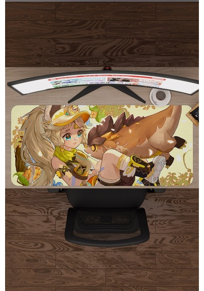 Kachina Genshin Impact Anime Oyuncu V2 - 90x40 Xxl Gaming Mouse Pad Fare Altlığı