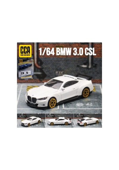 Premium Series Bmw 3.0 Csl Beyaz 1/64 Model Araba