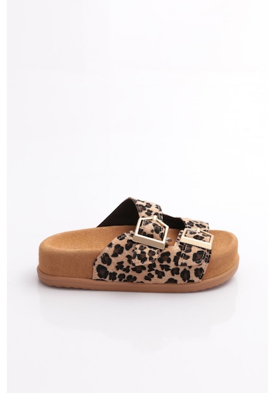 Dgn 8145 Kadin Terlik Leopar