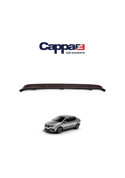 Cappafe Renault Symbol Arka Tampon Eşiği Koruma Abs Mat Siyah N11.17824