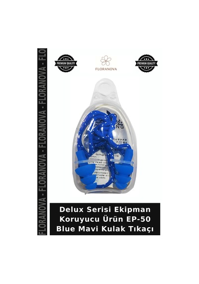 Delux Serisi Ekipman Koruyucu Ürün Ep-50 Blue Mavi Kulak Tıkaçı