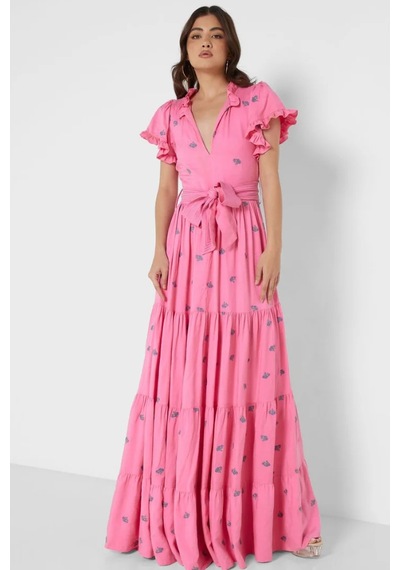 N22yn2064 Nocturne Elbise Pembe