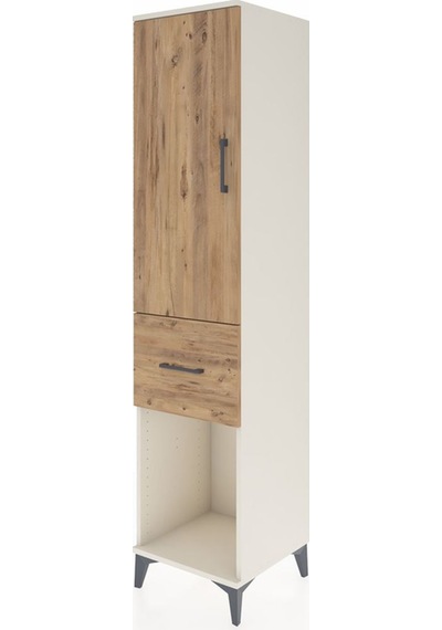 Hyperion Dolap Tek Raflı Tek Çekmeceli Tek Askılı 44x44x195 A... Aytaşı