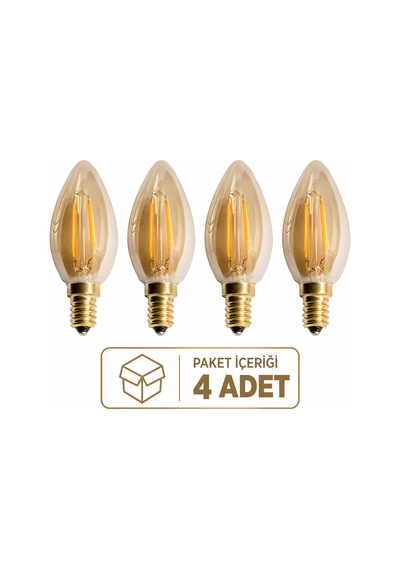 4w Rustik Led Ampul Ct-4280 4 Adet