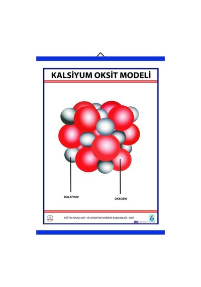 Kalsiyum Oksit Cao Modeli Levhası 70X100 Cm