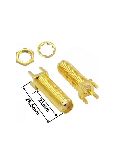 Sma-ke 21 Coaxial Konnektör - Simetrik