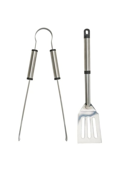 Ikea Grılltıder Barbekü Gereçleri Seti, Paslanmaz Çelik, 2 Parça