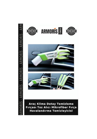 Araç Klima Detay Temizleme Fırçası Toz Alıcı Mikrofiber Fırça Havalandırma Temizleyicisi