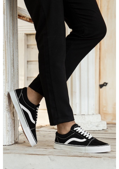 Daxtors Garantili Wanso Günlük Ortopedik Erkek Sneaker Spor Ayakkabı Siyah