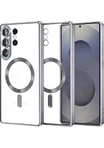 Samsung Galaxy Uyumlu  S26 Ultra Kross Magneticsafe Kapak Titan Gri