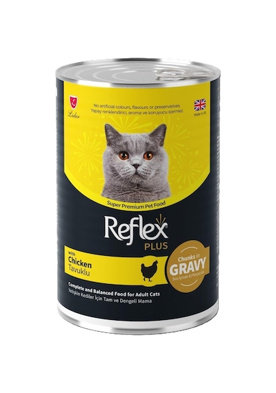 Reflex Reflex Tavuklu Kedi Konserve Mama 400gr X 6 Adet