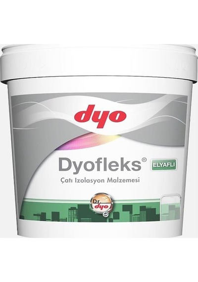 Dyofleks Elyaflı Çatı Su İzolasyon Malzemesi 5 Lt Beyaz